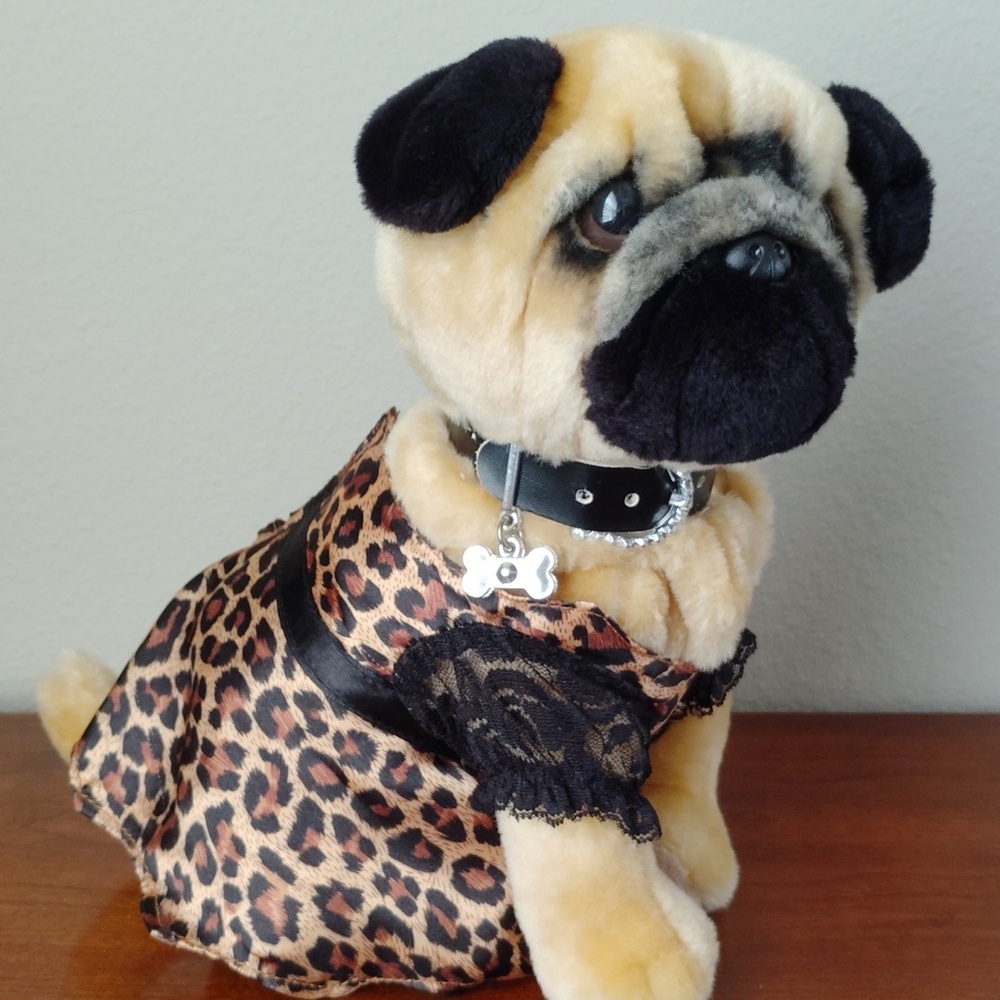 Beverly Hills Puppy Club Pug Dog with Outfit